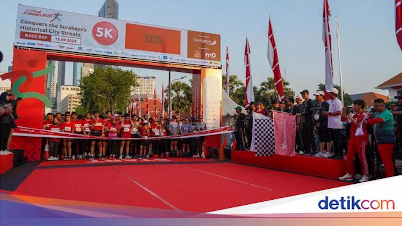 Diikuti 3.200 Pelari, Bank Jatim JConnect Run Lewati Rute Ikonik Surabaya