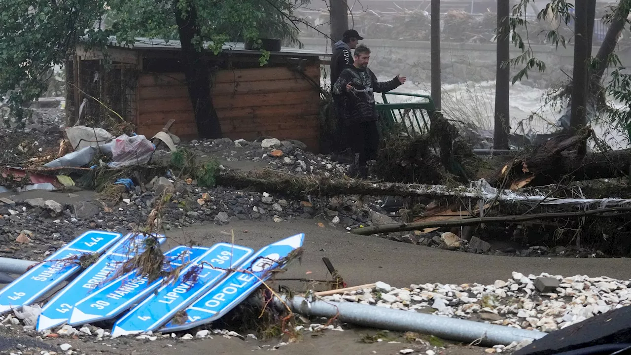  Ein Toter bei Hochwasser in Tschechien - Lage in Mittel- und Osteuropa bleibt kritisch