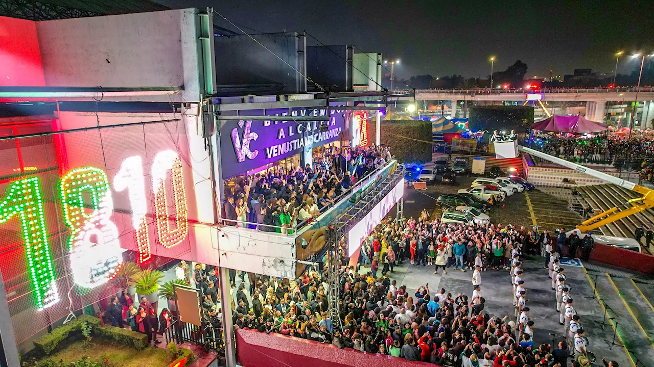 50 mil personas celebran el Grito de Independencia en la alcaldía Venustiano Carranza