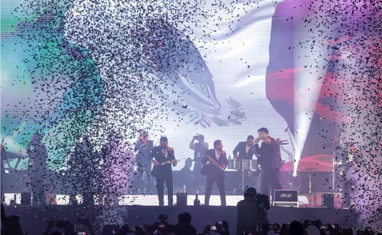 Entre lluvia y aplausos, la Banda MS celebra el orgullo de ser mexicano