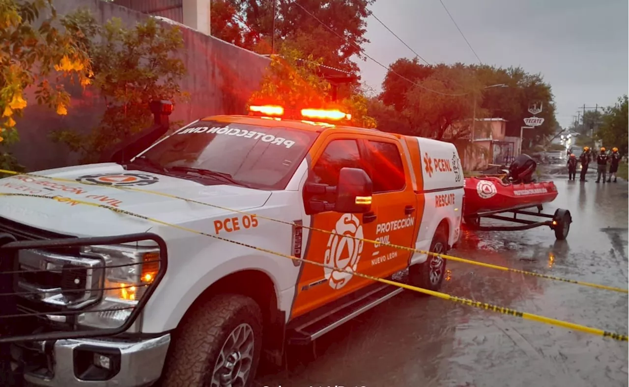 Lluvias en el noreste de Nuevo León causan muertes, rescates y daños en viviendas