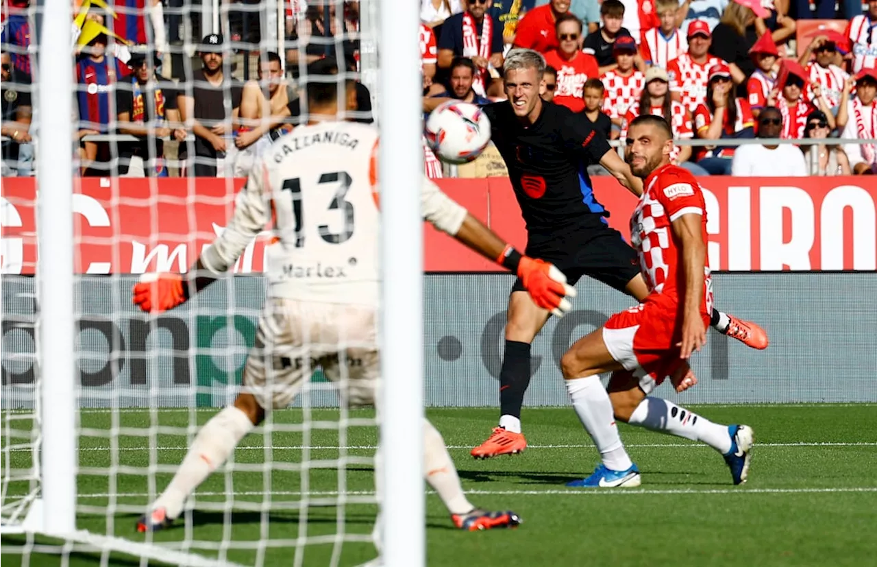 El Barça pierde un mes a Dani Olmo por una lesión muscular