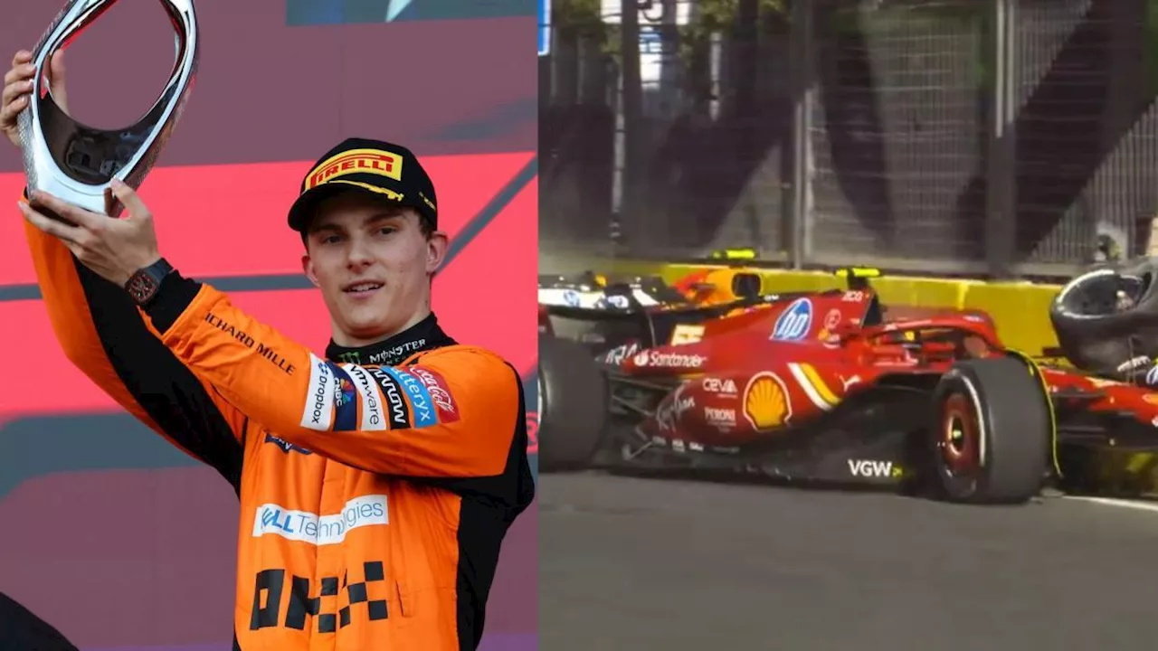 Oscar Piastri conquistó el GP de Azerbaiyán y McLaren hizo negocio redondo; 'Checo' Pérez y Sainz protagonizaron violento accidente (video)