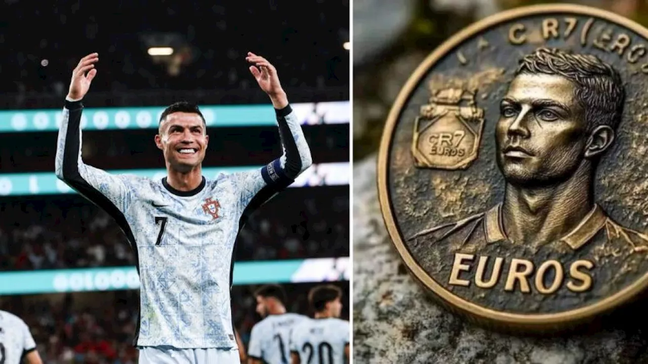 Portugal lanzará una moneda en homenaje al icono del fútbol Cristiano Ronaldo