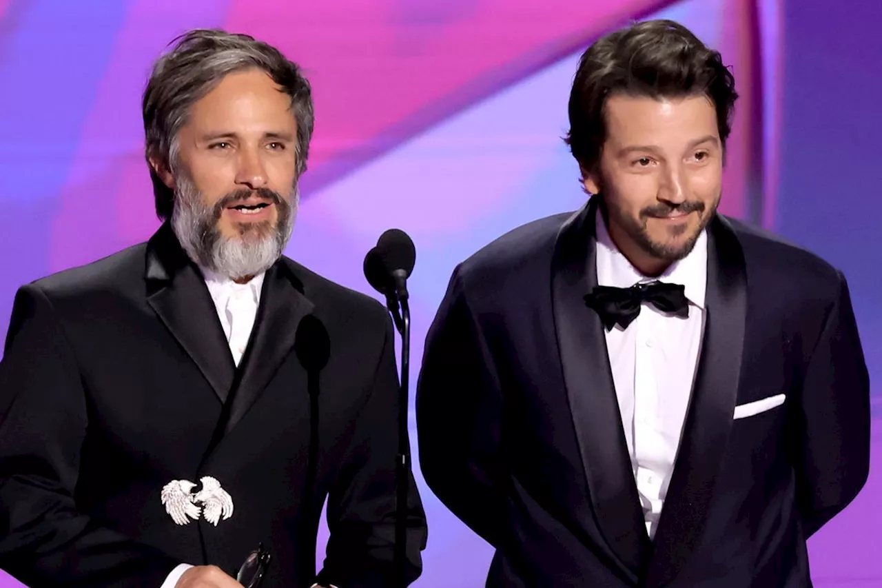 Childhood pals Gael García Bernal and Diego Luna reunite at the 2024 Emmys and 'push the limits' presenting in Spanish