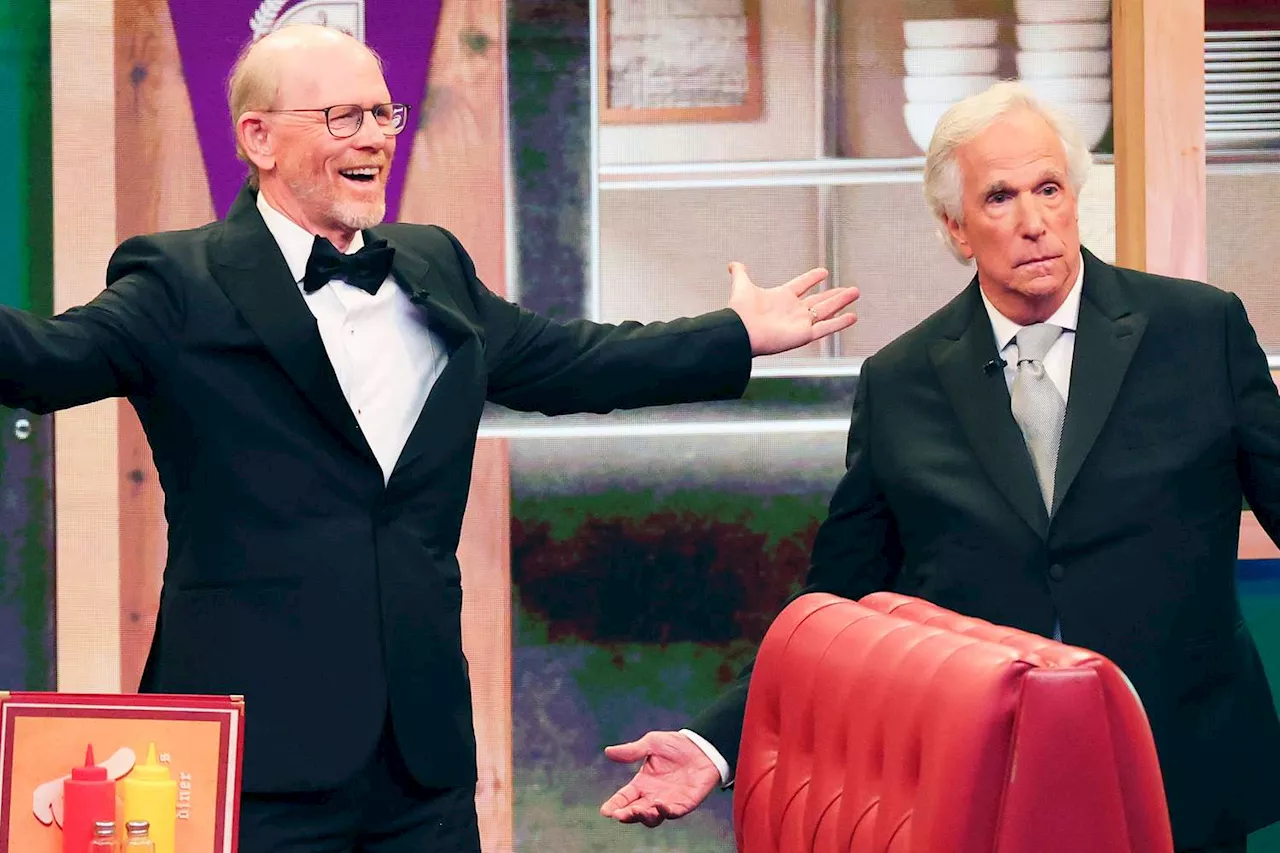 Ron Howard and Henry Winkler reunite for Happy Days 50th anniversary at 2024 Emmys