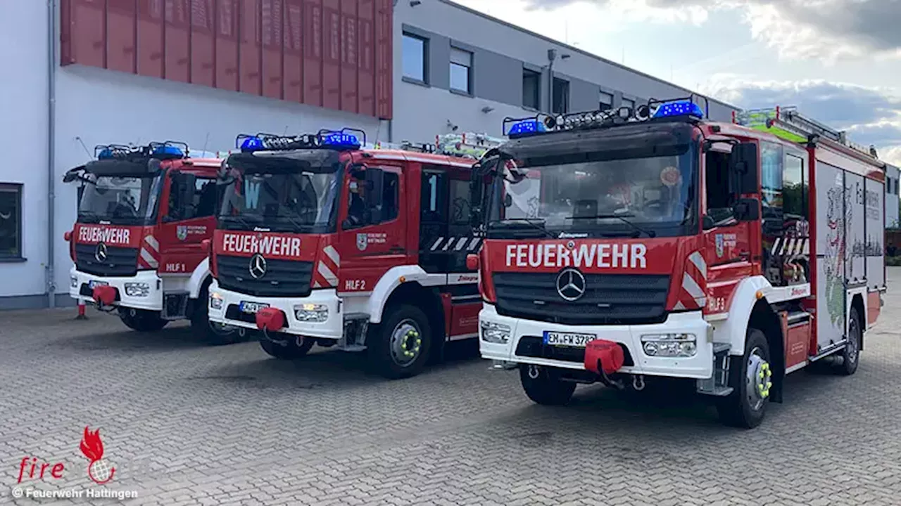 D: Drei neue HLF für Feuerwehr Hattingen → „nicht von der Stange gekauft“