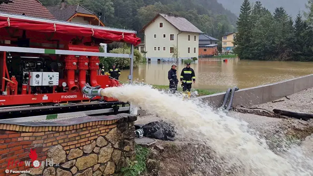 Nö. Hochwasser-Schadenslage per 16.15 Uhr des 16. September 2024: „Die Schäden sind groß, das menschliche Leid noch größer“