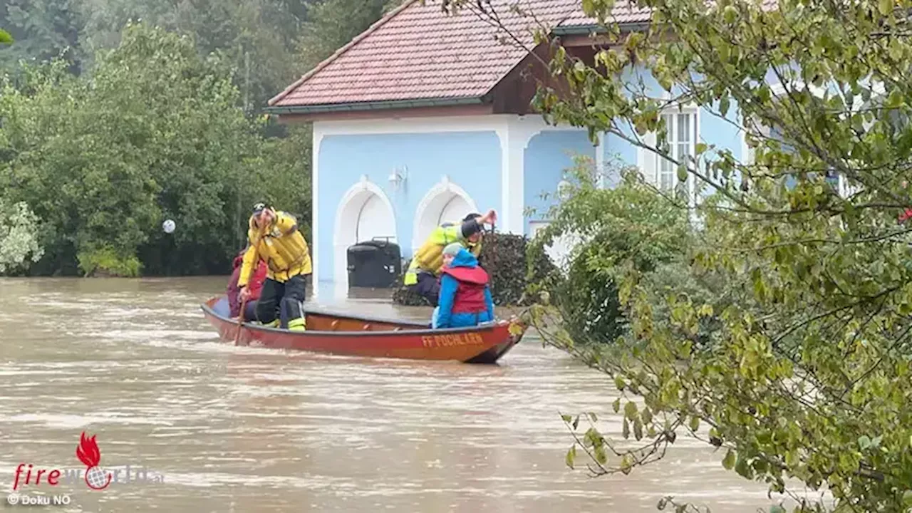 Starkregen in Niederösterreich: Lage bleibt kritisch