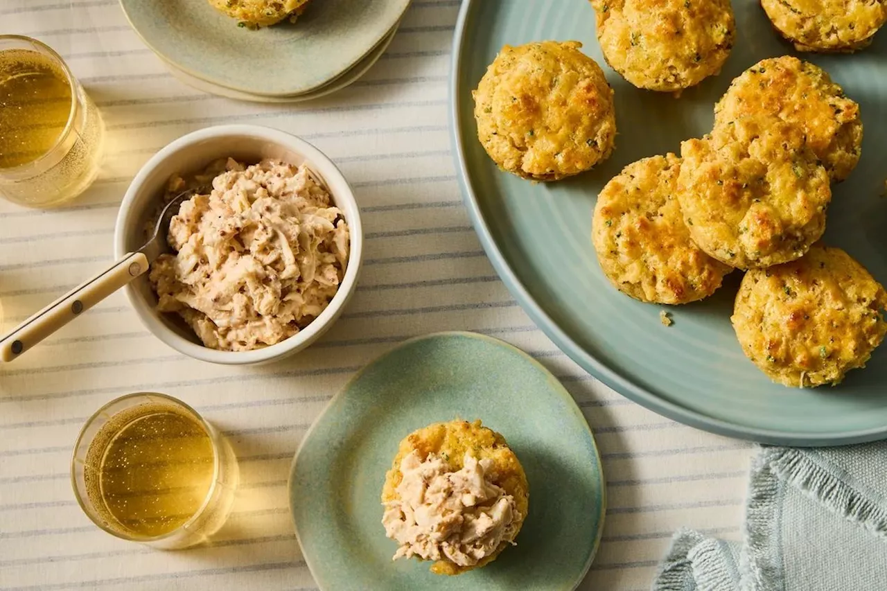 British Crab-Stuffed Cheddar Biscuits Recipe on Food52