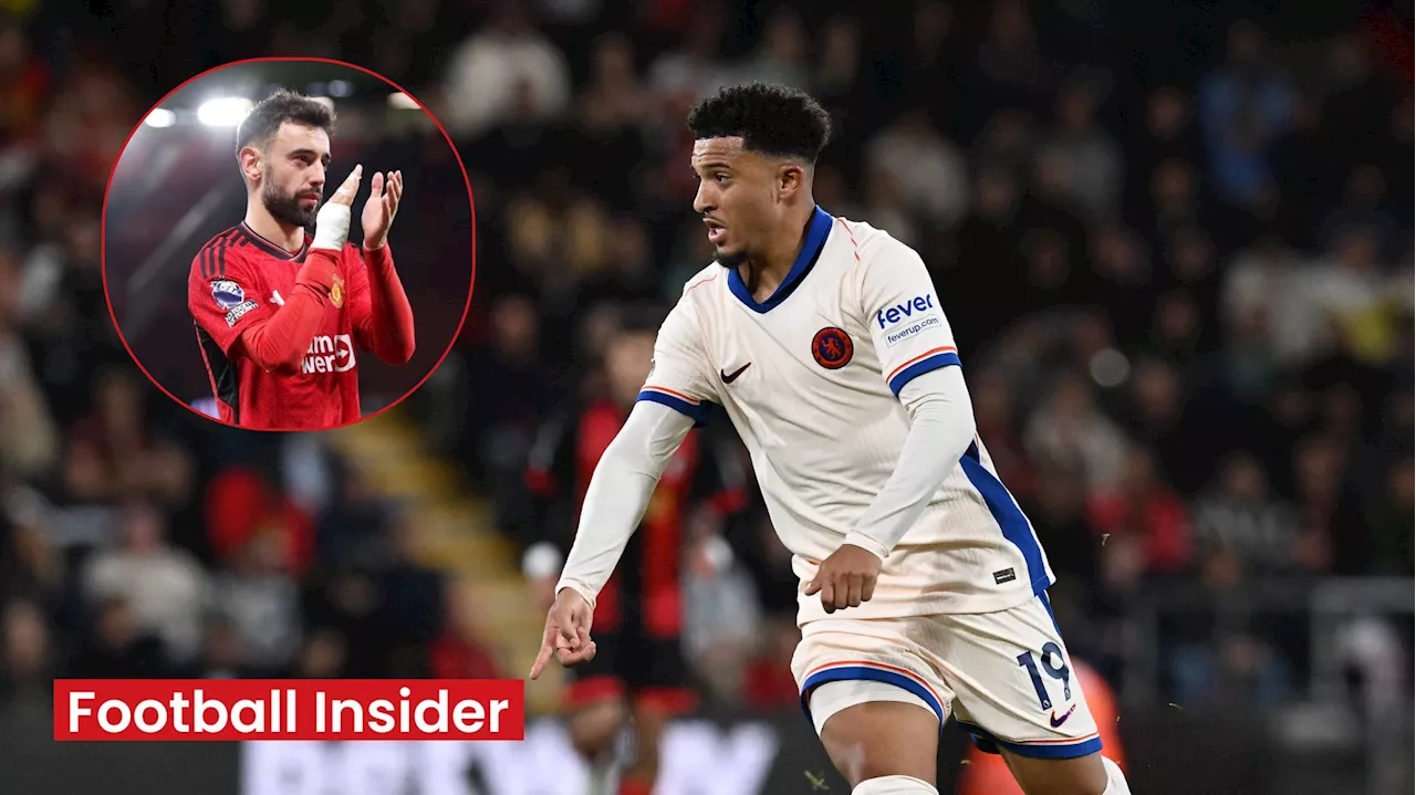 Bruno Fernandes sends message to Jadon Sancho after what he did for Chelsea