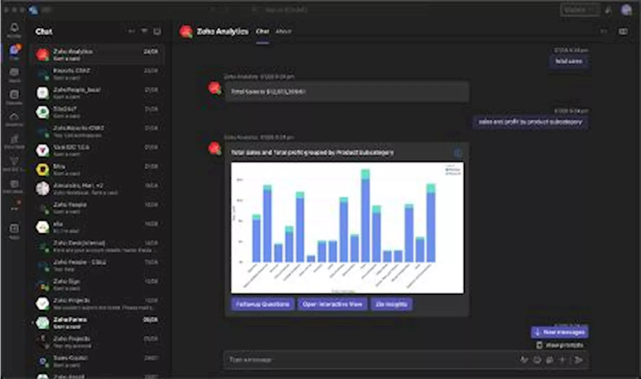 Zoho Analytics Advances Self-Service BI With AI-Powered Tools