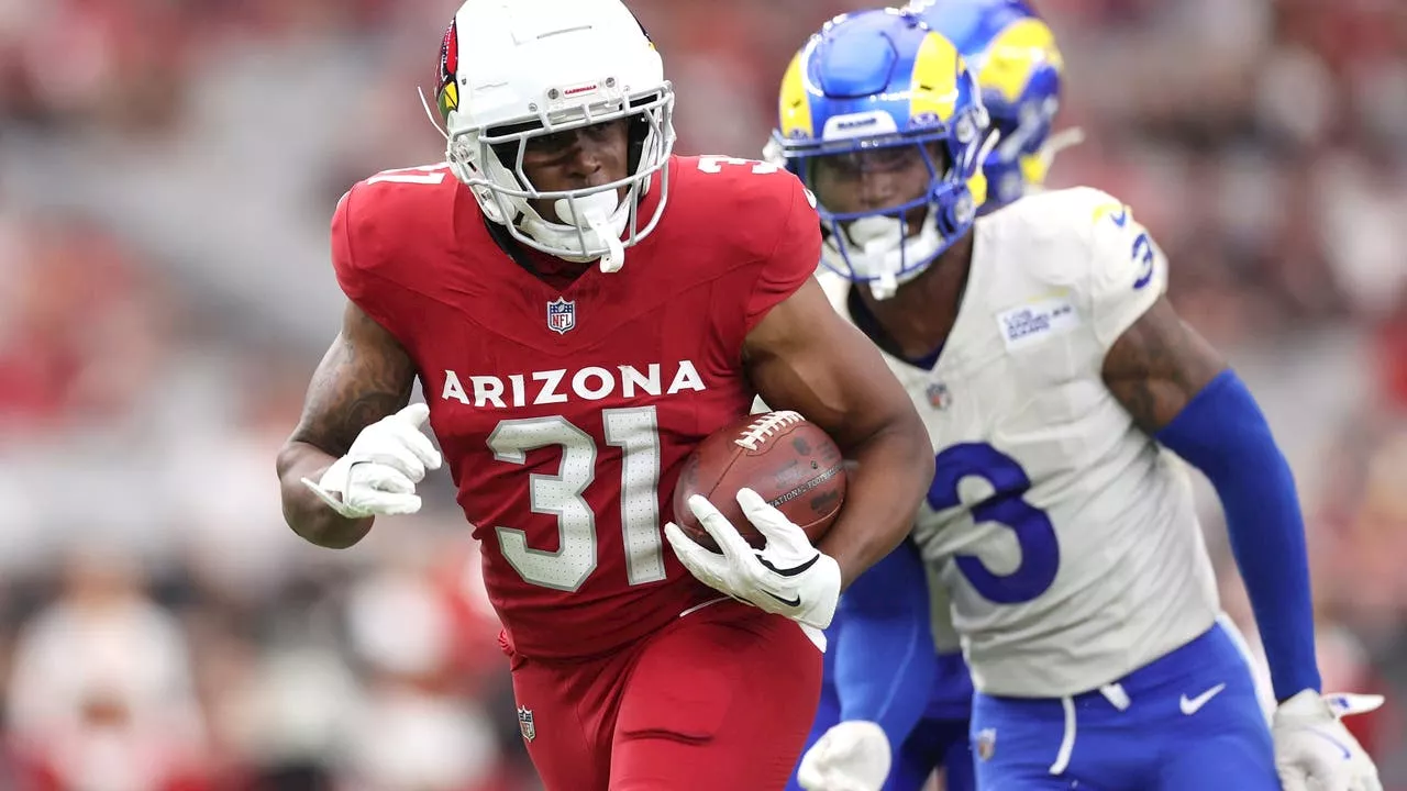 Rookie Marvin Harrison Jr. catches first 2 NFL touchdowns and Cardinals roll past Rams 41-10