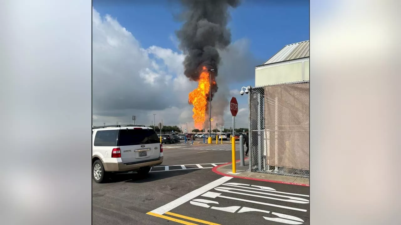 Pipeline Fire Near Spencer Highway and Summerton Causes Major Disruptions in La Porte