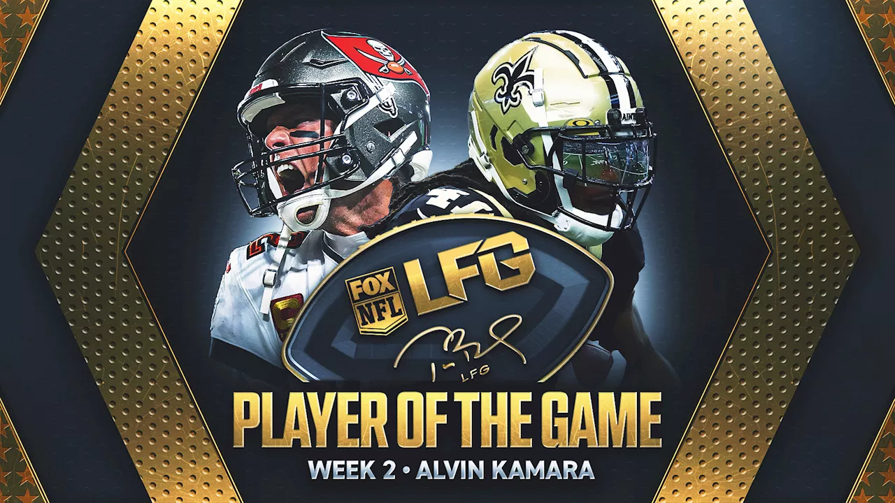 Tom Brady Challenges Alvin Kamara To Five Touchdowns After LFG Player Of The Game Award