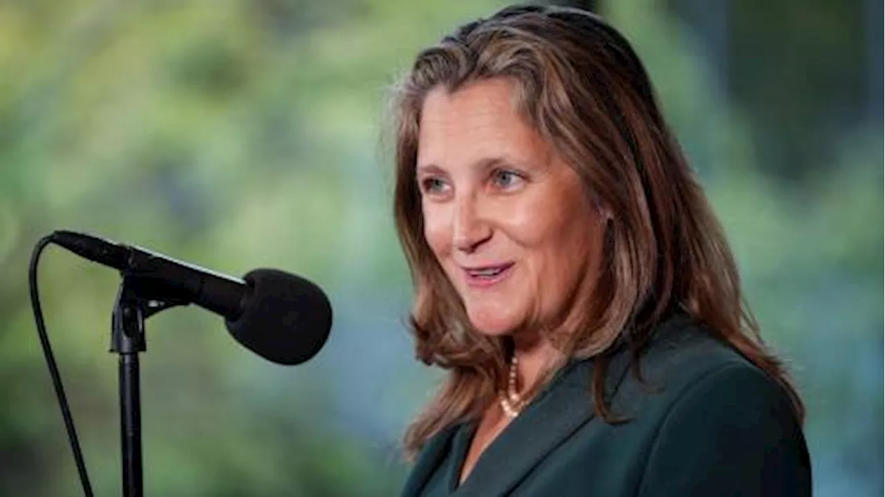 Freeland says Canada will expand 30-year amortization, raise insured mortgage cap