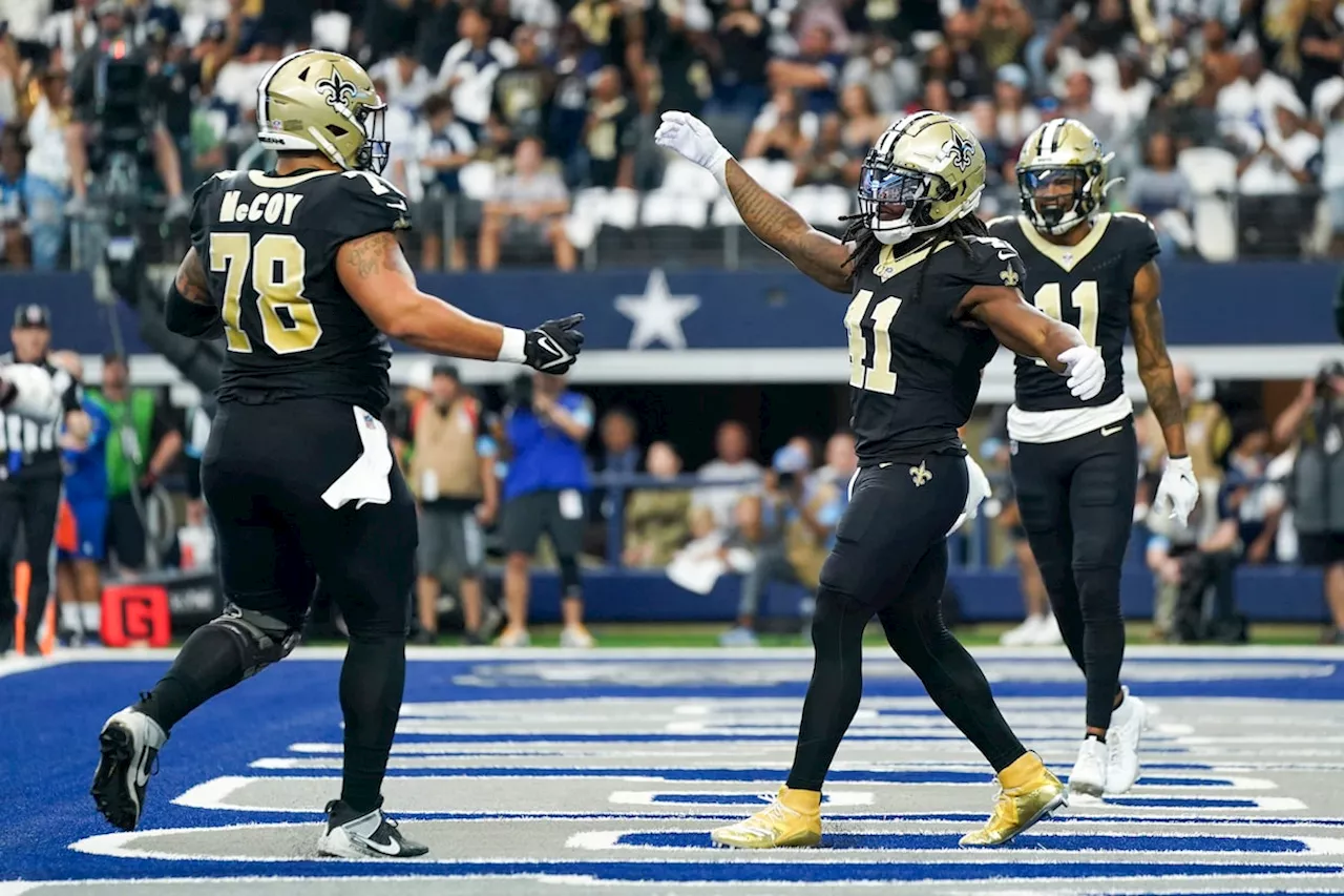 Alvin Kamara scores four TDs, Saints end Cowboys’ 16-game home streak in regular season