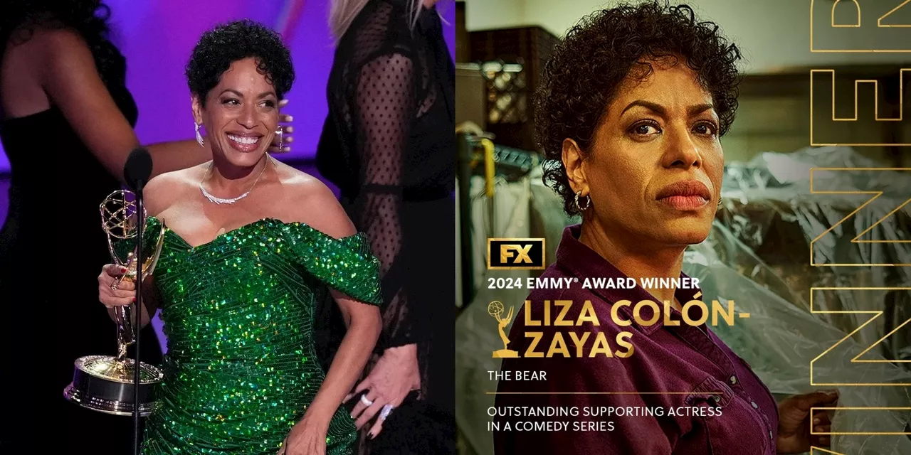 Emmys 2024: ‘The Bear’ star Liza Colón-Zayas makes history as first Latina to win Best Supporting Actress in a Comedy Series