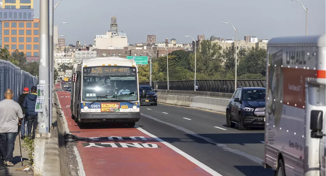 Washington Bridge between Manhattan and Bronx gets bus and protected bike lanes