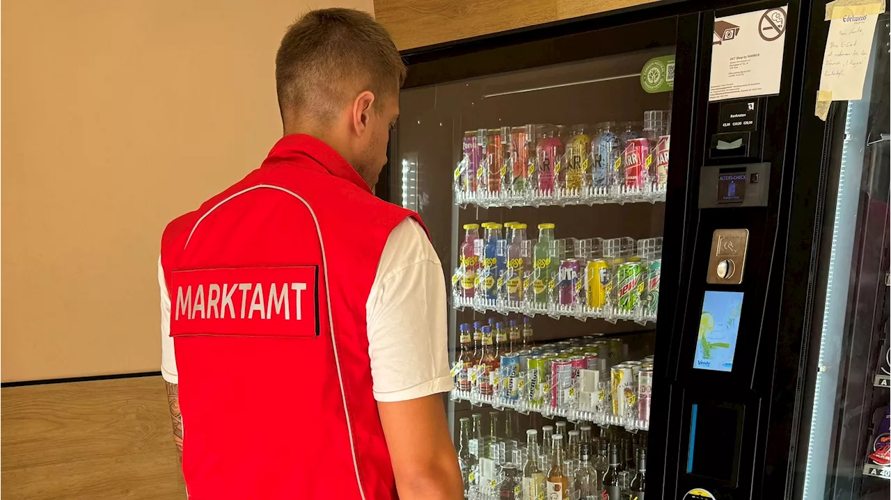 Alkoholverbot! Marktamt kontrollierte 200 Automaten