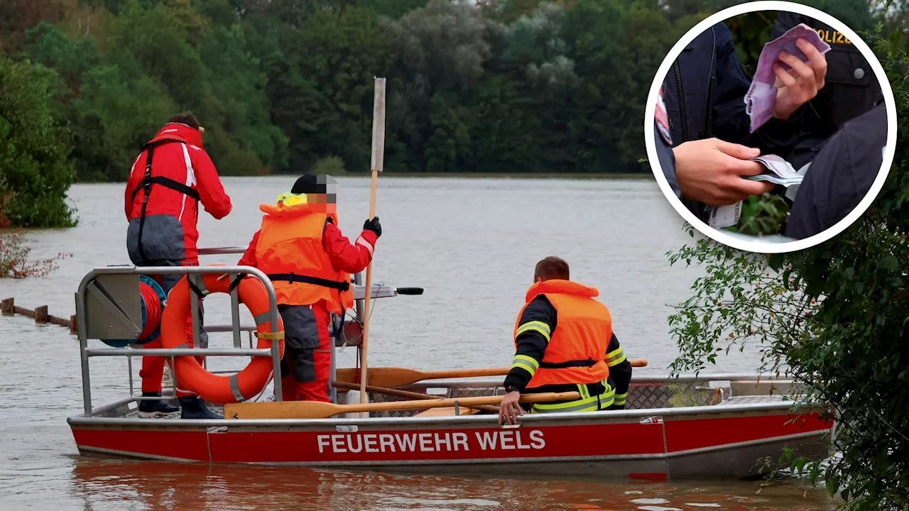 Exekutive bestätigt den Fund - Falsche 500er-Scheine im Hochwasser