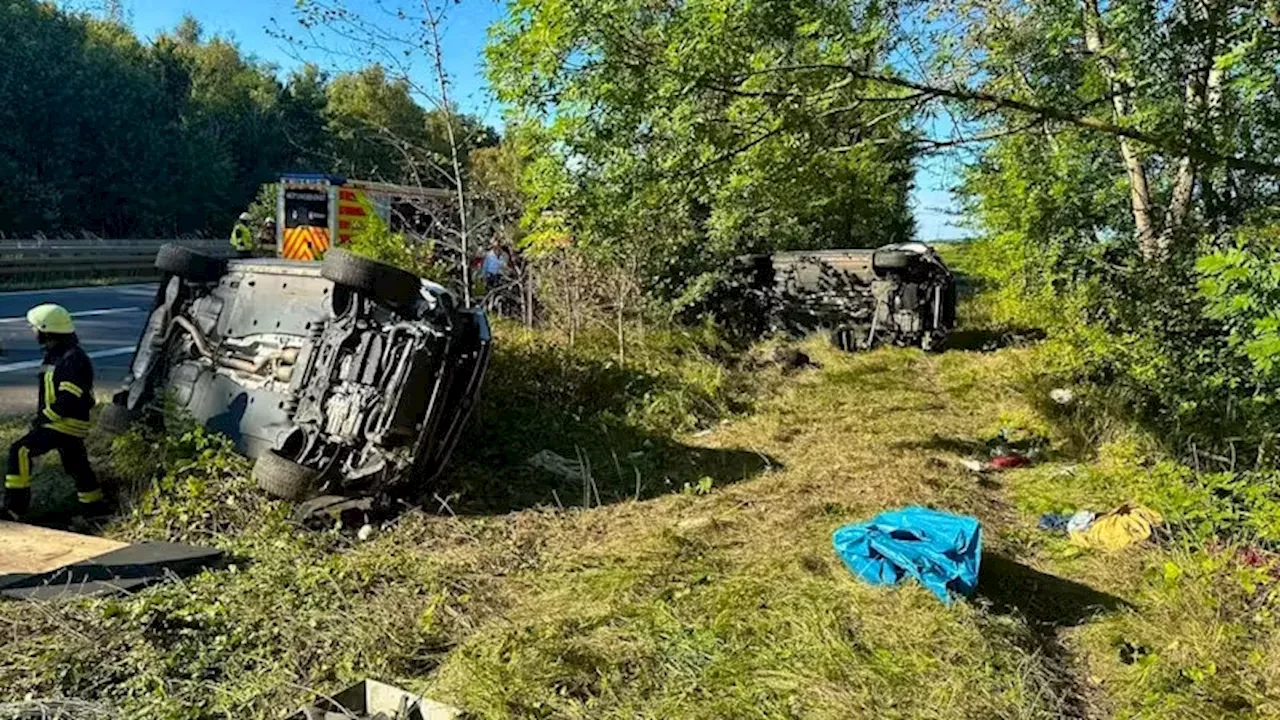  Hochzeitskorso endet in Unfall – Brautpaar verletzt