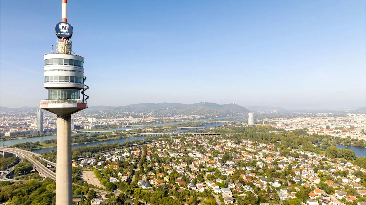 Wassereintritt im Donauturm - Unwetter-Tief Anette flutet Wiens höchstes Wahrzeichen!