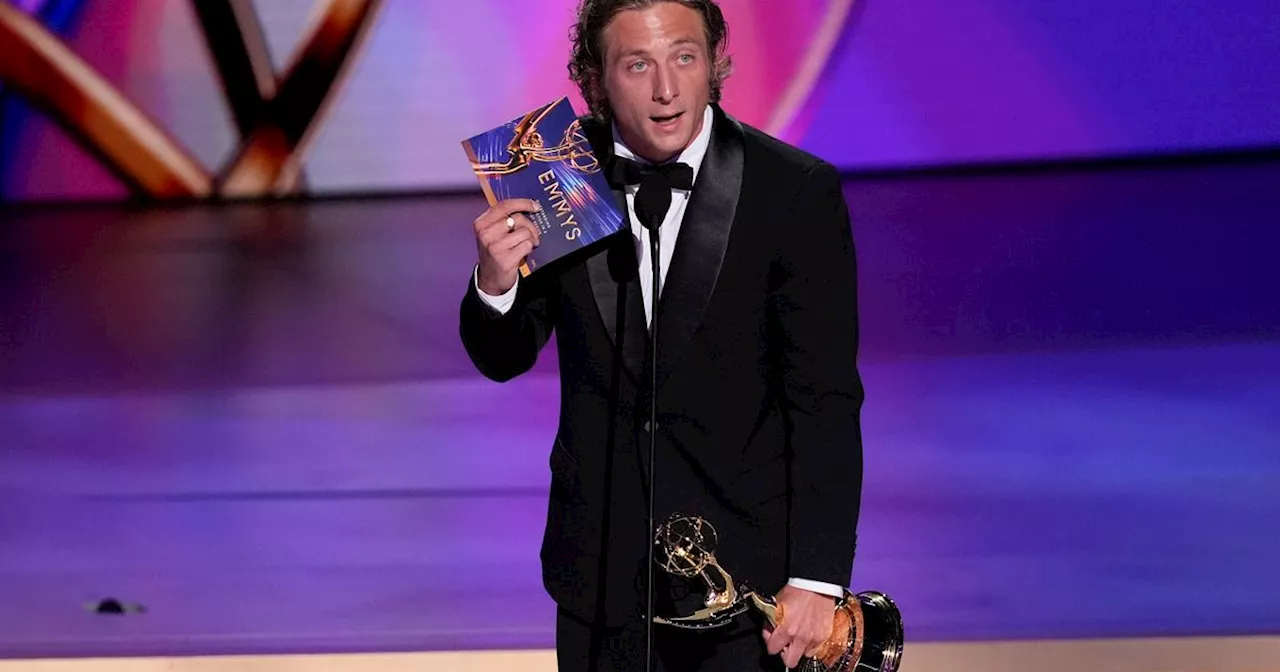 Here's What Jeremy Allen White Actually Said During His Censored Emmys Acceptance Speech