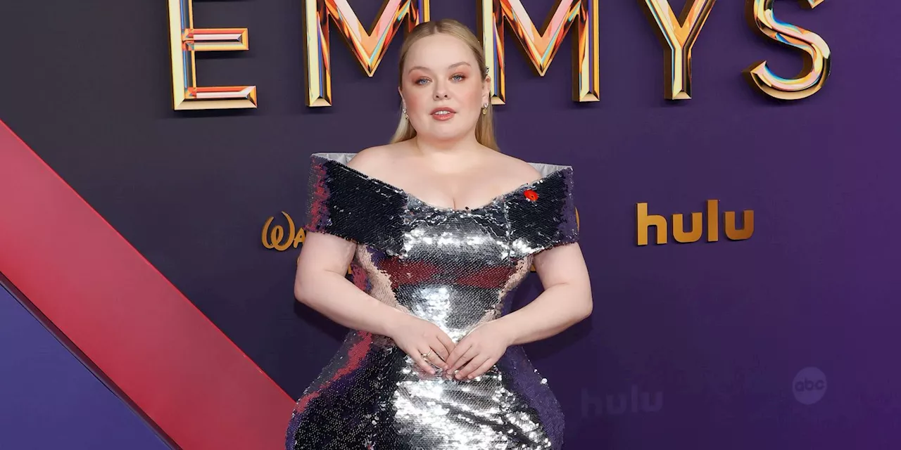 Nicola Coughlin Wore a Sequin Peplum Sci-Fi Gown at the 2024 Emmys