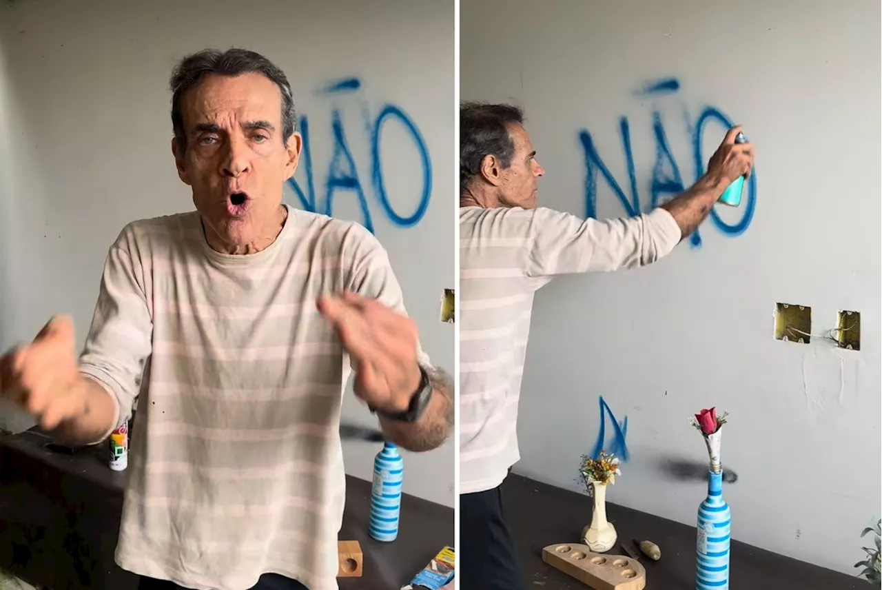 Mário Gomes volta à mansão após despejo e se revolta: 'Não sou sair'; vídeo