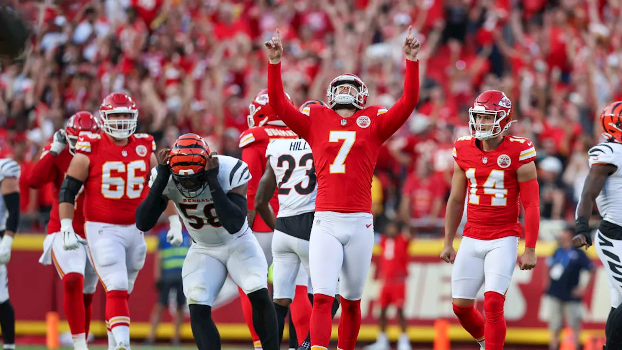 Football, NFL: Butker schießt Kansas City Chiefs zum Sieg