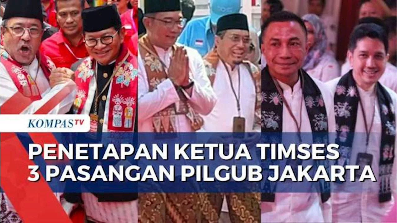 Ketua Timses 3 Pasangan Pilgub Jakarta: Cak Lontong, Riza Patria, Siti Fadilah Supari