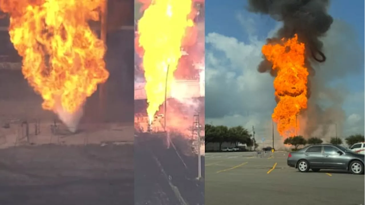 What gas is burning Deer Park pipeline fire? Here’s what we know