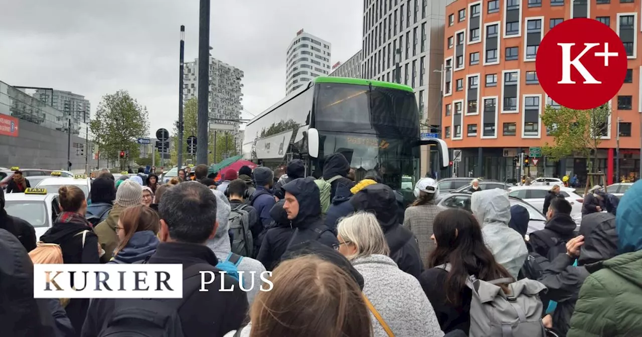 Chaos am Wiener Hauptbahnhof: Reisende stranden nach Stromausfall