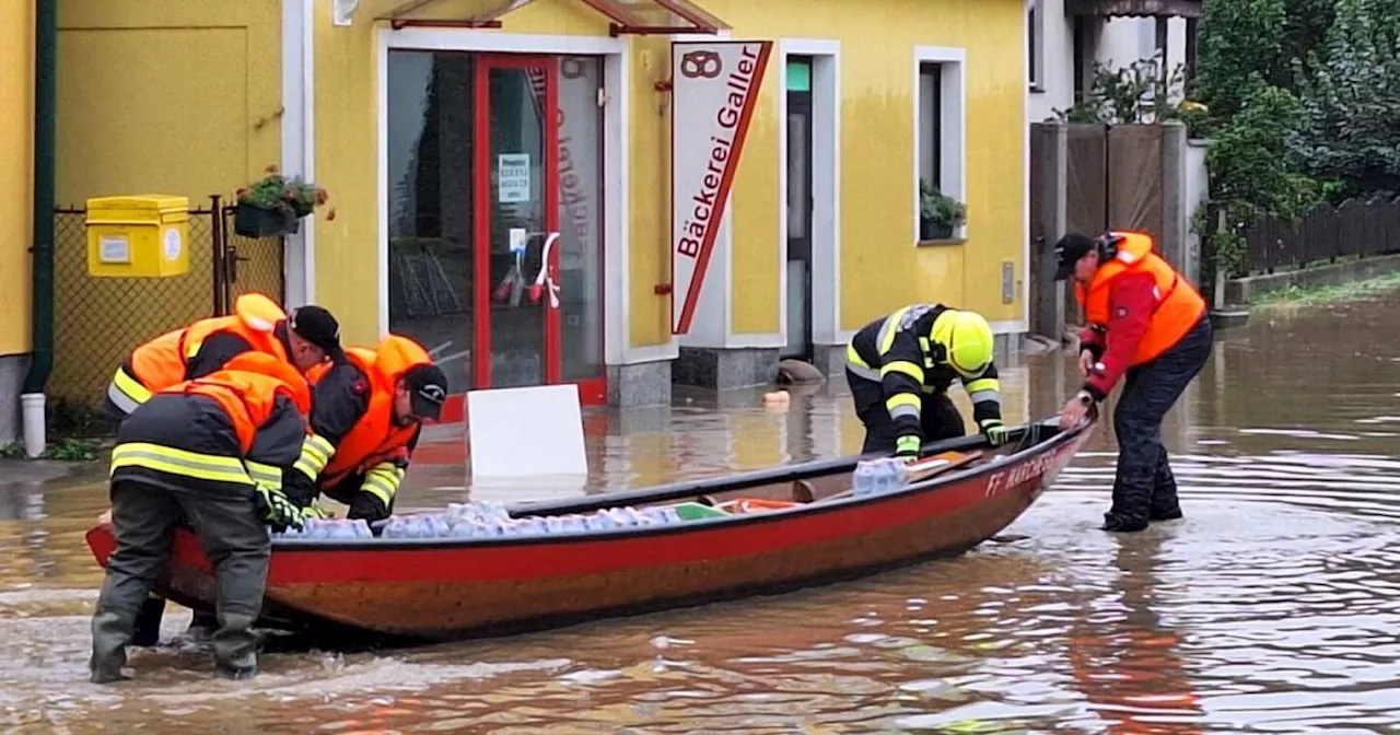 Zivilschutzalarm in fünf Orten im Tullnerfeld: Bewohner werden evakuiert