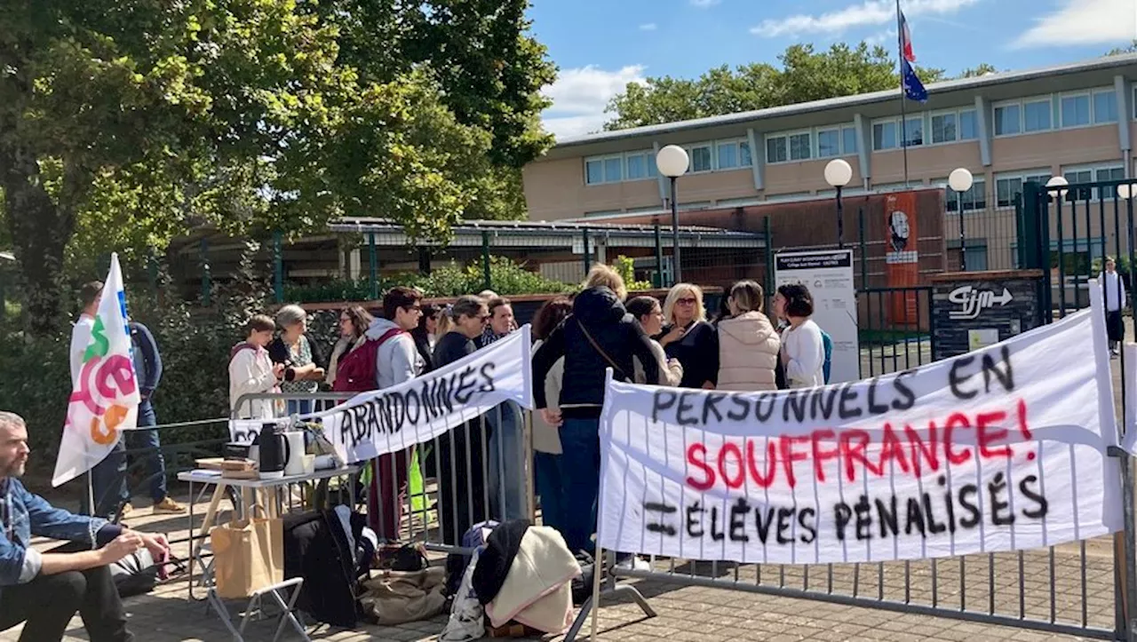 Mouvement de grève au collège Jean Monnet de Castres : les professeurs ne décolèrent pas