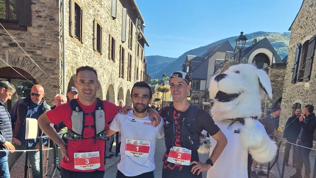 Trail : Les pompiers fêtés lors des France à Saint-Lary