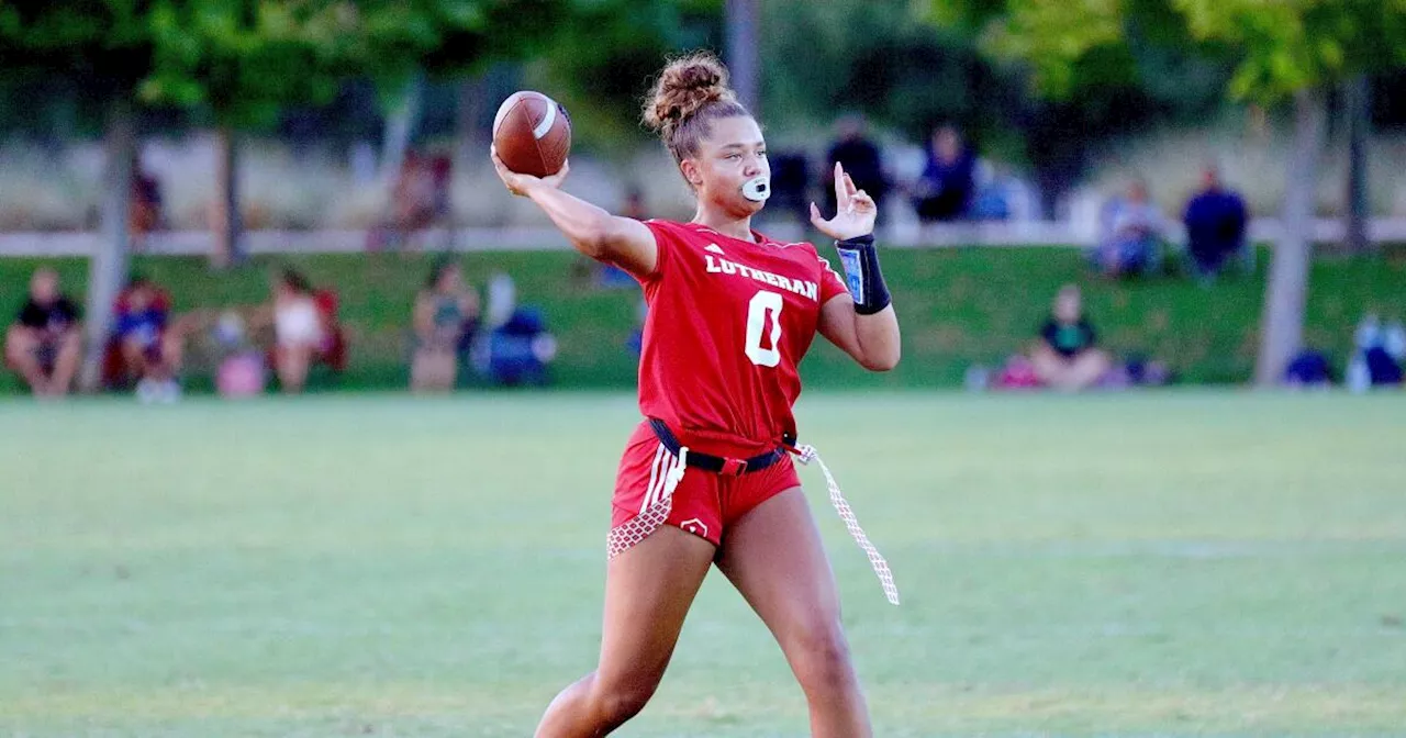 Prep Rally: Makena Cook of Orange Lutheran is the best flag football quarterback around