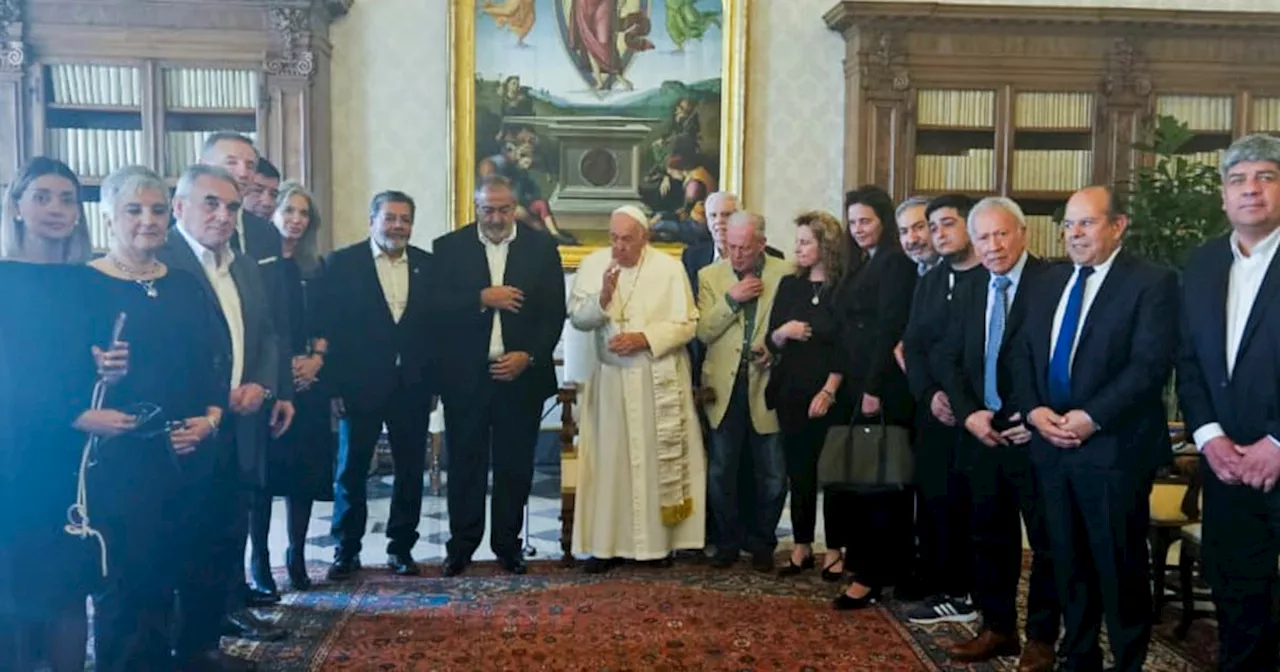 El papa Francisco recibió a la cúpula de la CGT: de qué temas hablaron