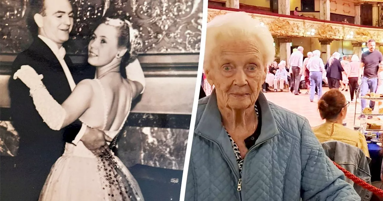 Strictly Come Dancing fan celebrates 100th birthday in Blackpool ballroom