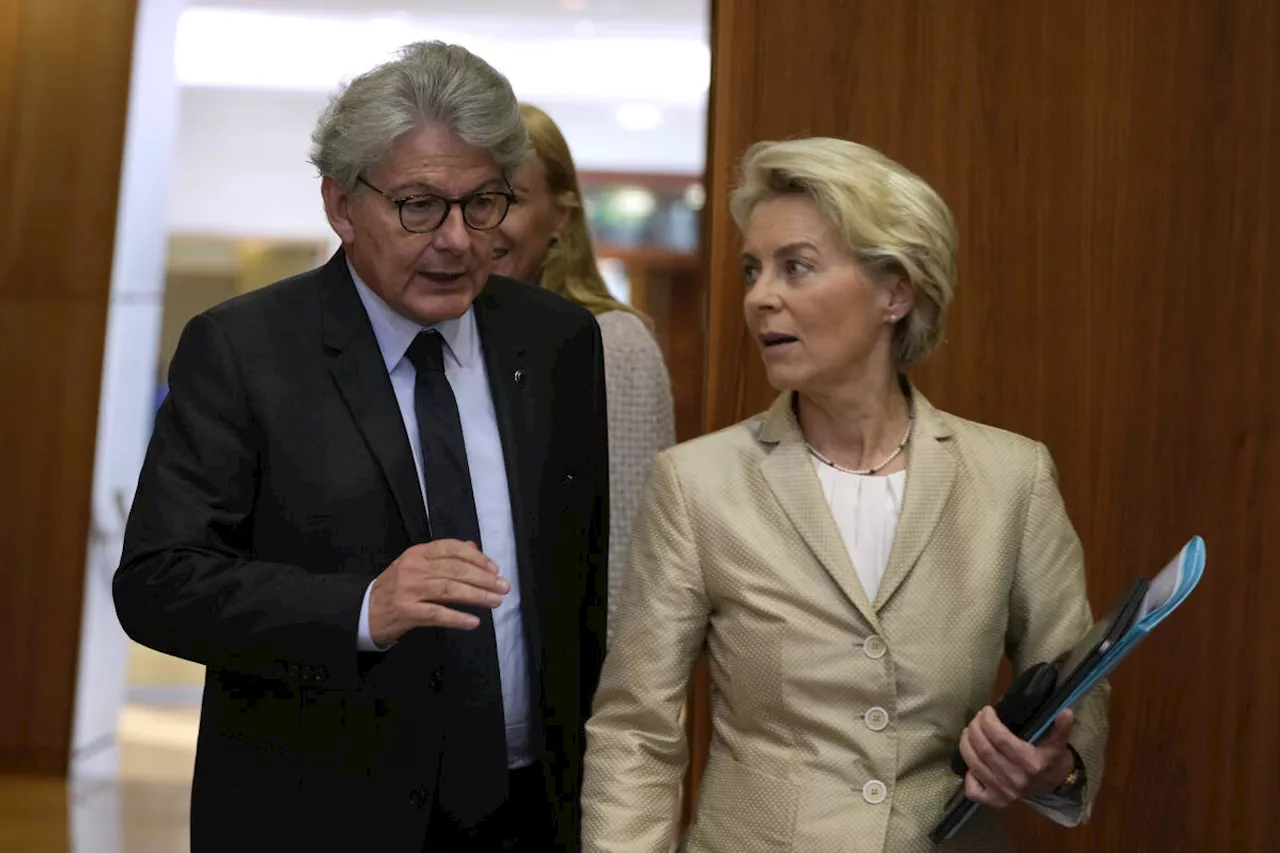 Ursula von der Leyen accepte la démission de Thierry Breton et le « remercie pour son travail »