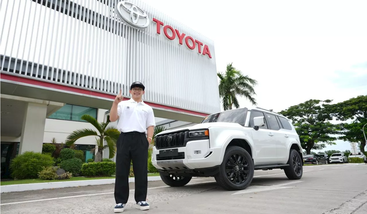 Toyota turns over Land Cruiser Prado to two-time Olympic gold medalist Carlos Yulo