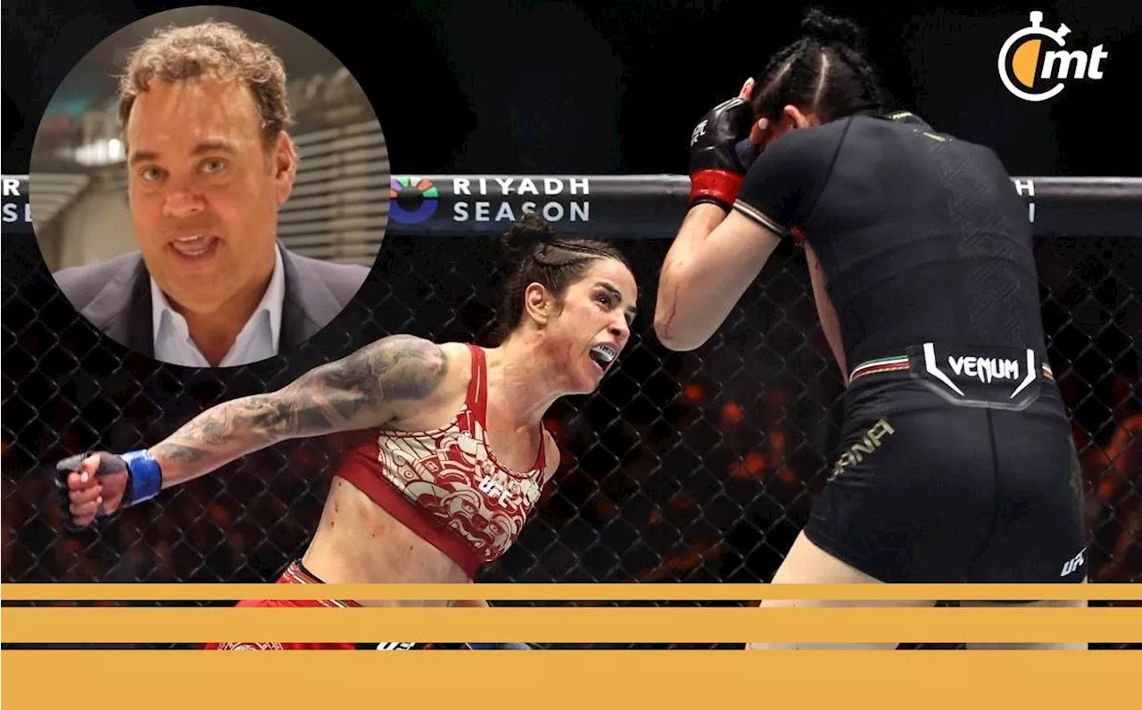 David Faitelson, indignado con golpiza a Irene Aldana en UFC 306: 'Esto no es un deporte'