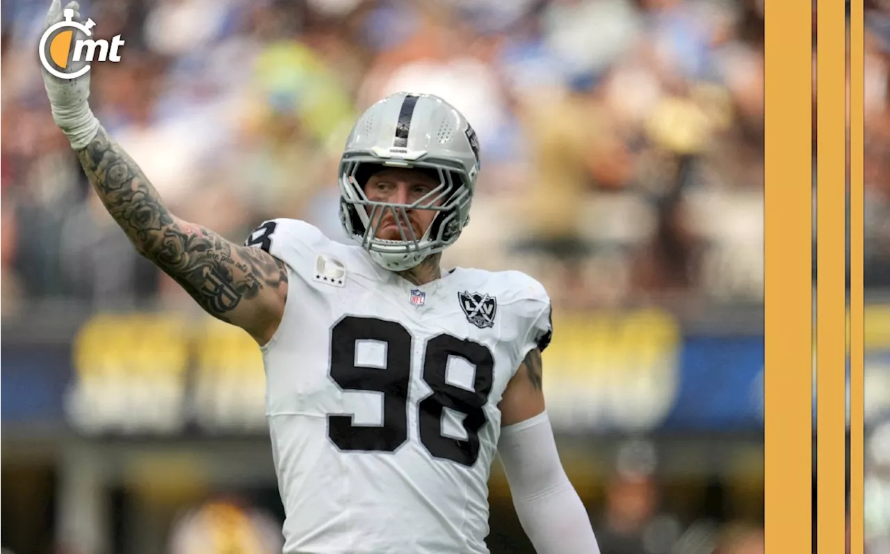 Maxx Crosby dio el partido de su vida ante los Ravens en la victoria de Raiders