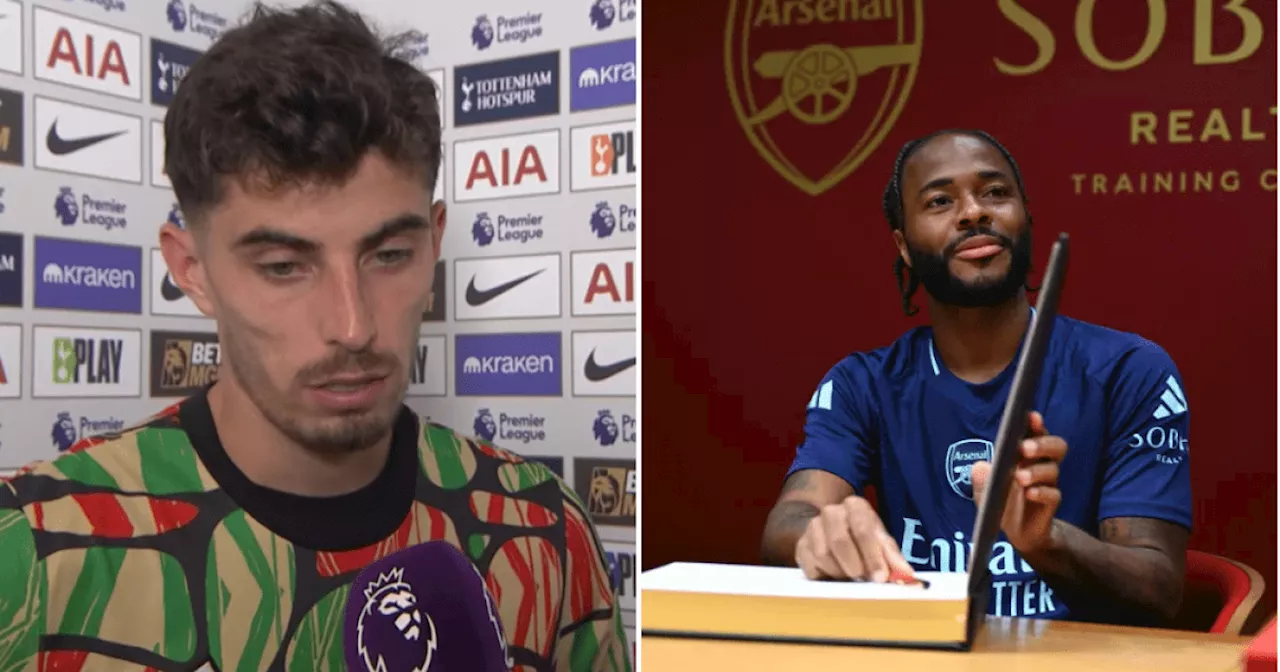 Kai Havertz reveals how Arsenal squad reacted to Raheem Sterling signing