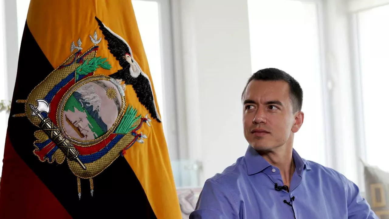 Noboa propone permitir bases militares del extranjero en Ecuador