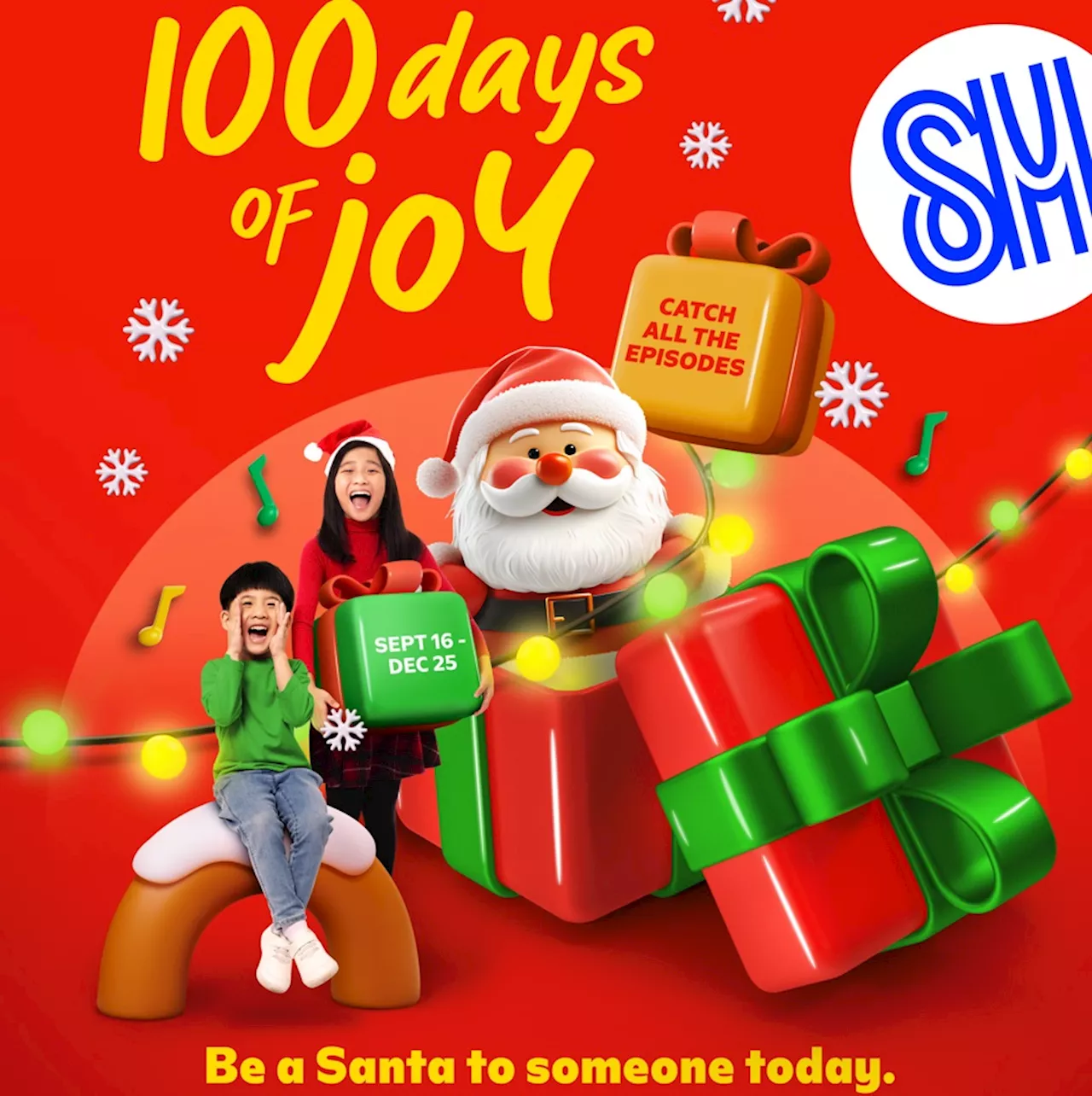 SM Supermalls kicks off 100 Days of Christmas as a Santa to their Community