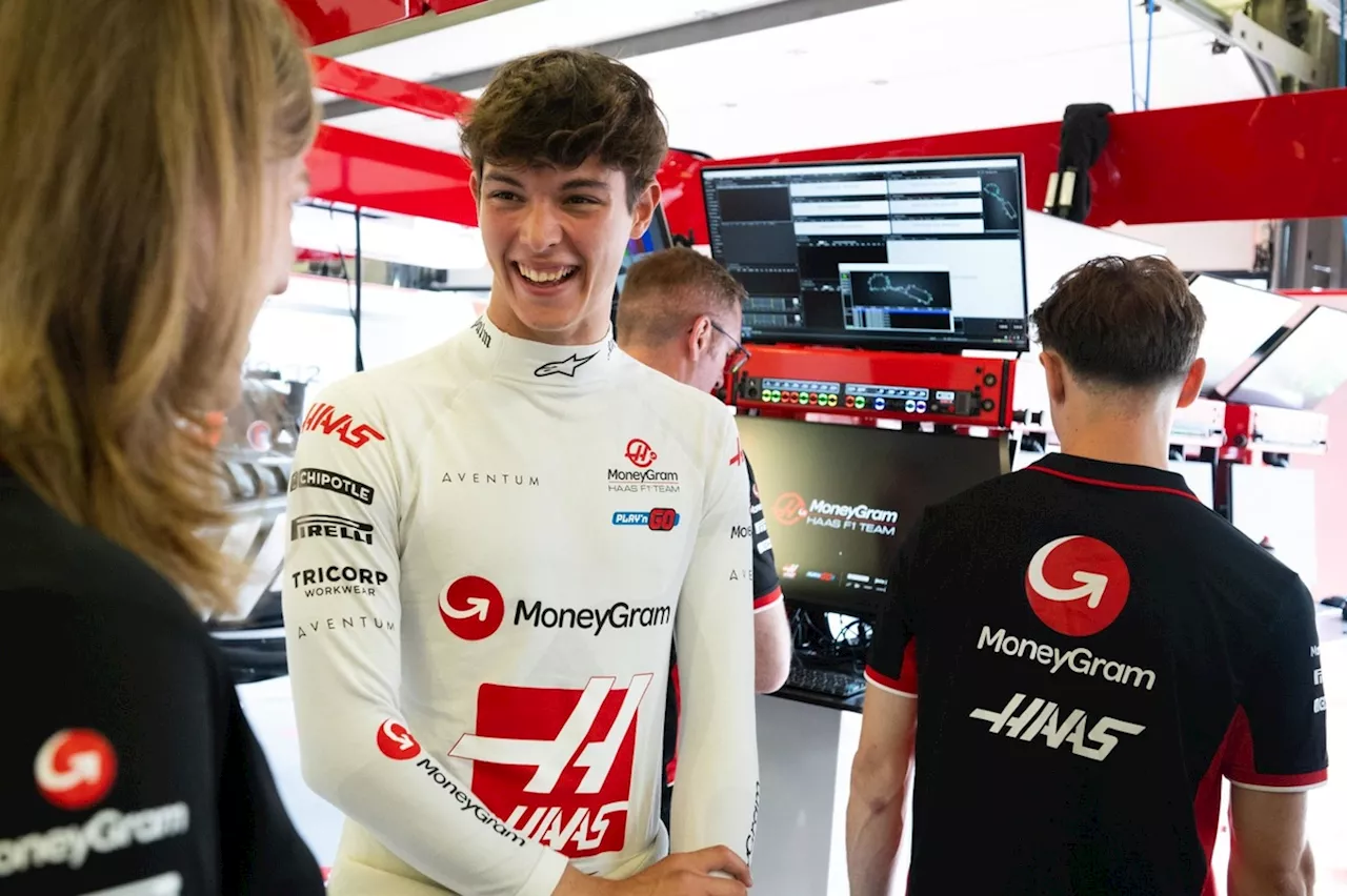 Behind the scenes of Bearman's Haas F1 debut