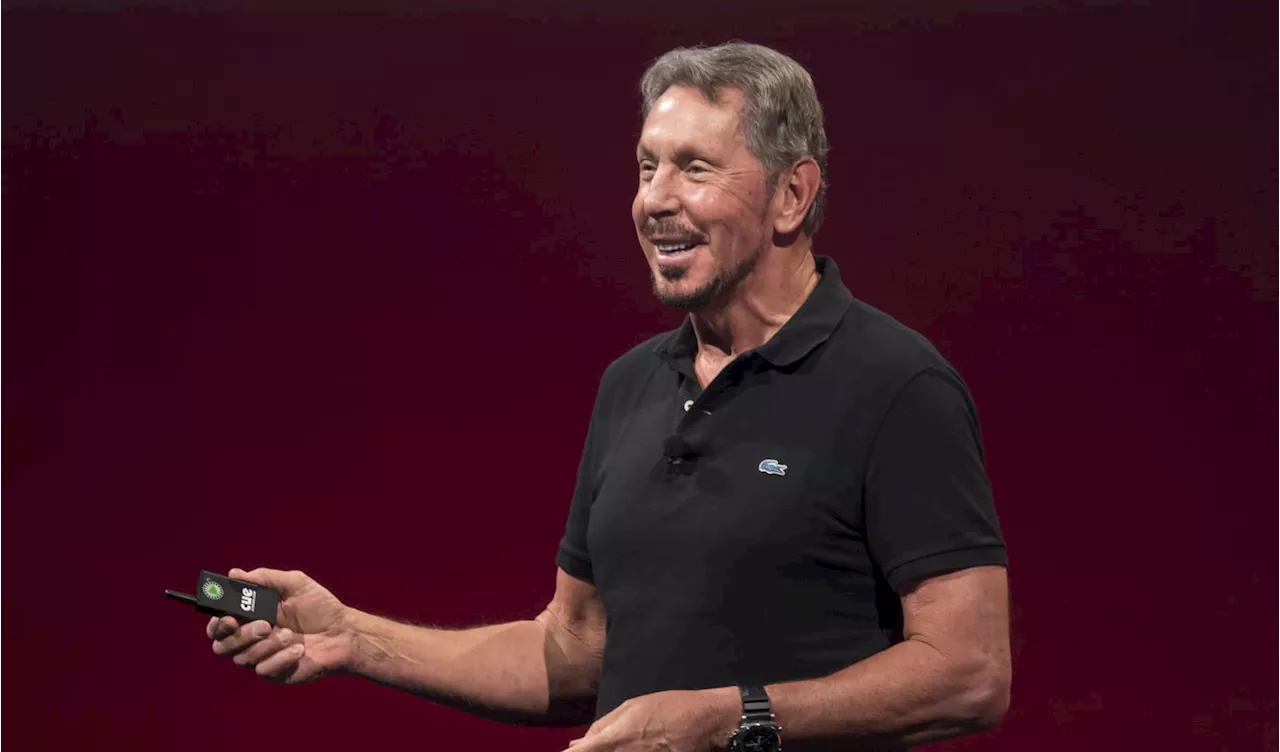 Larry Ellison becomes world's second-richest man, dethroning Jeff Bezos as Oracle stock surges