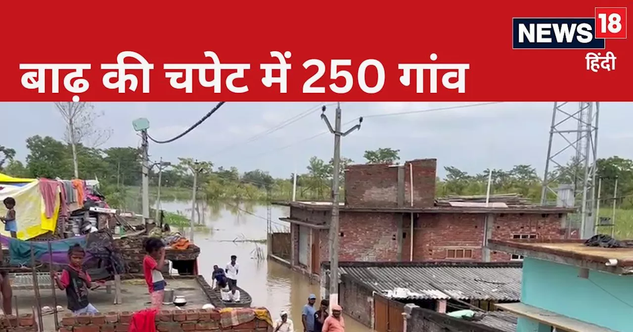 UP Flood News: बाढ़ का कहर, बेबस हुआ लखीमपुर खीरी, 250 गांव में नदियों ने मचाई तबाही